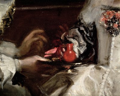 The Brooch of Infanta Margarita Maria, from Las Meninas (detail) by Diego Velázquez